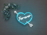 Forever Heart LED Neon Sign