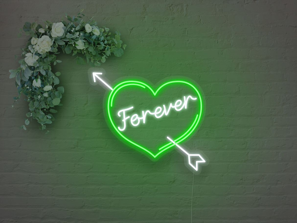 Forever Heart LED Neon Sign