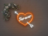 Forever Heart LED Neon Sign