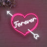 Forever Heart LED Neon Sign