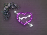 Forever Heart LED Neon Sign