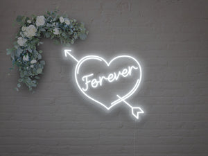 Forever Heart LED Neon Sign