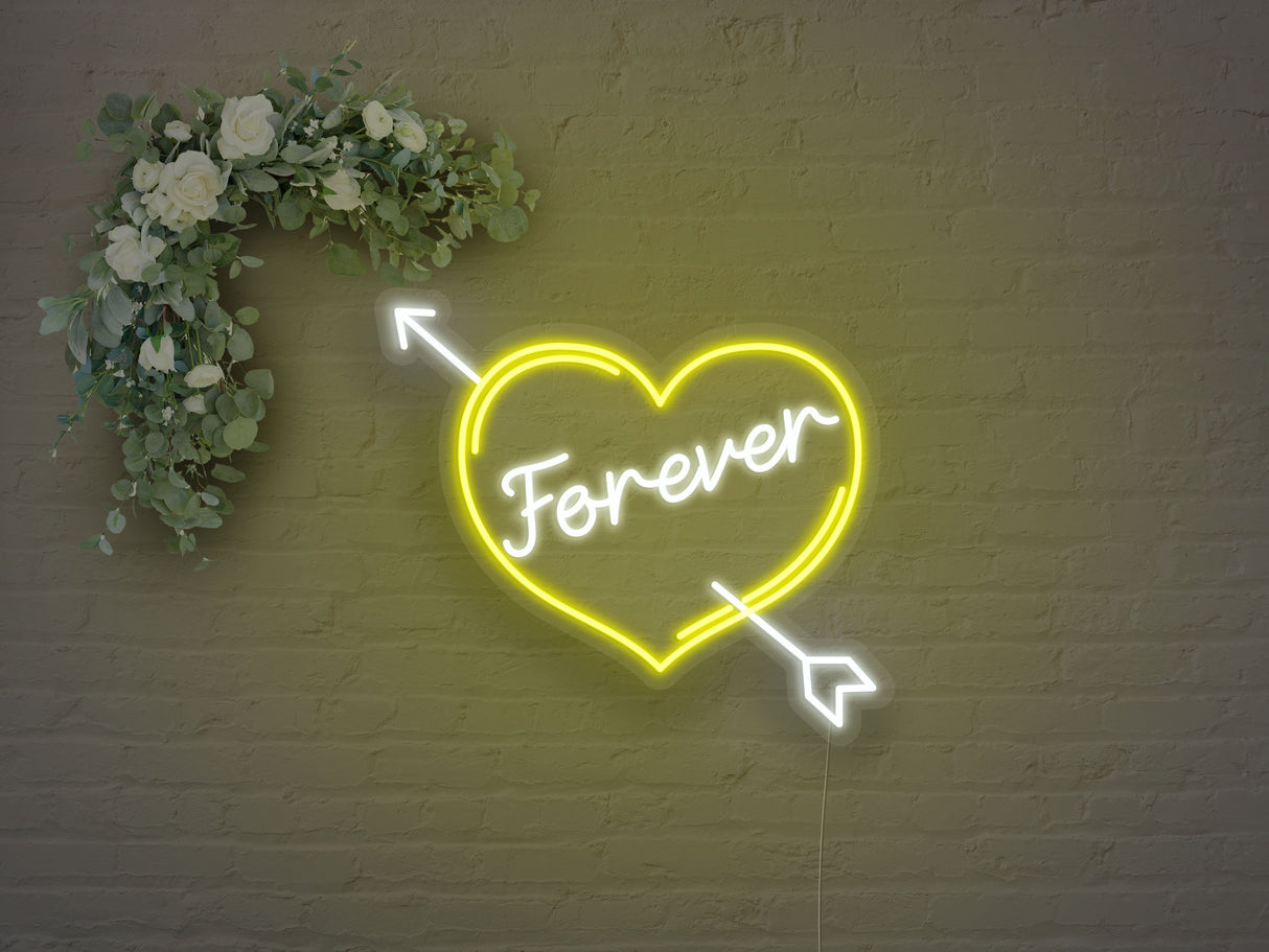 Forever Heart LED Neon Sign