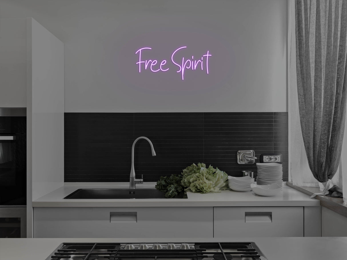 Free Spirit LED Neon Sign