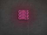 Girls Girls Girls LED Neon Sign