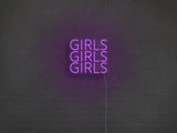 Girls Girls Girls LED Neon Sign