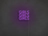 Girls Girls Girls LED Neon Sign