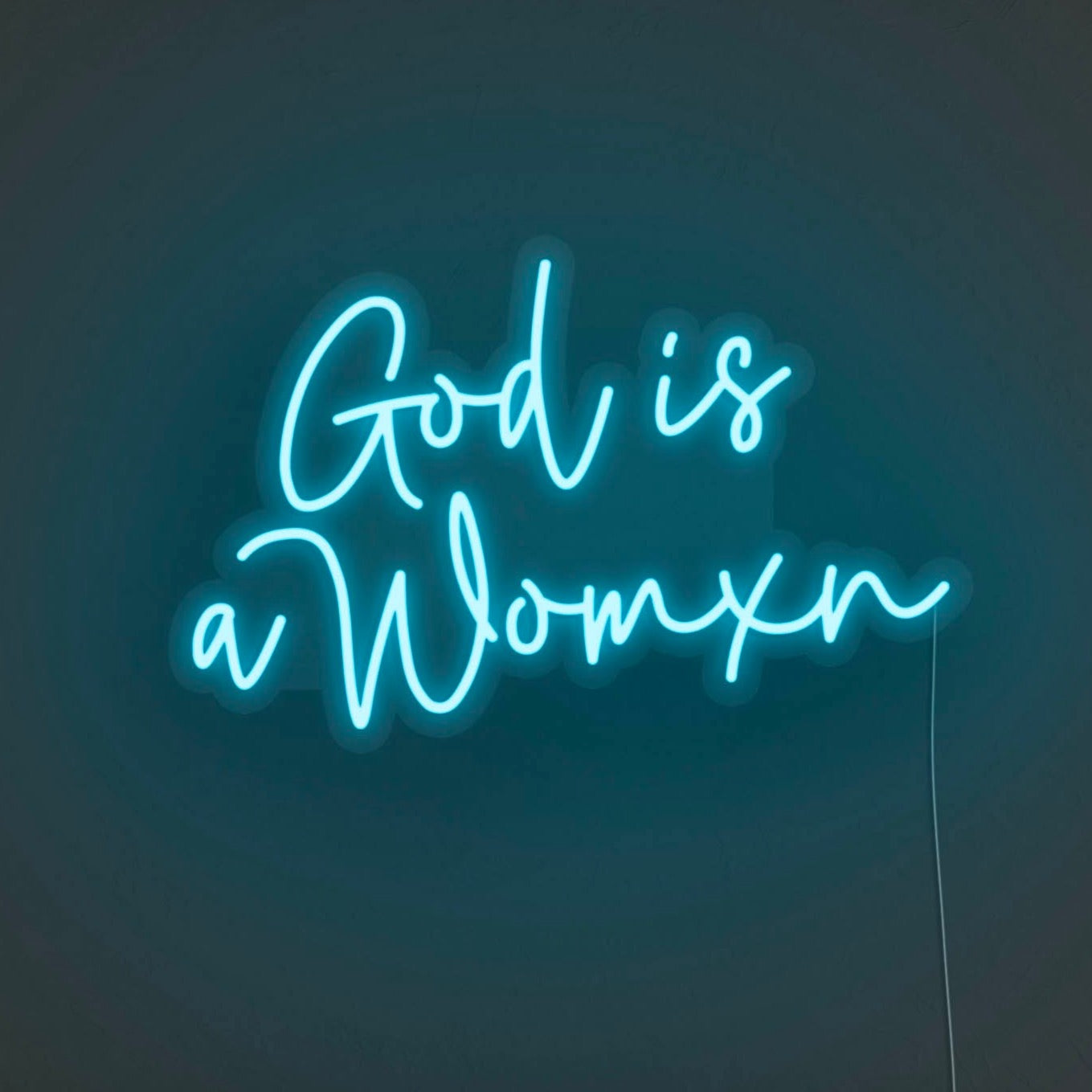 God Is A Womxn LED Neon Sign