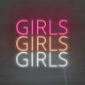 Girls Girls Girls LED Neon Sign