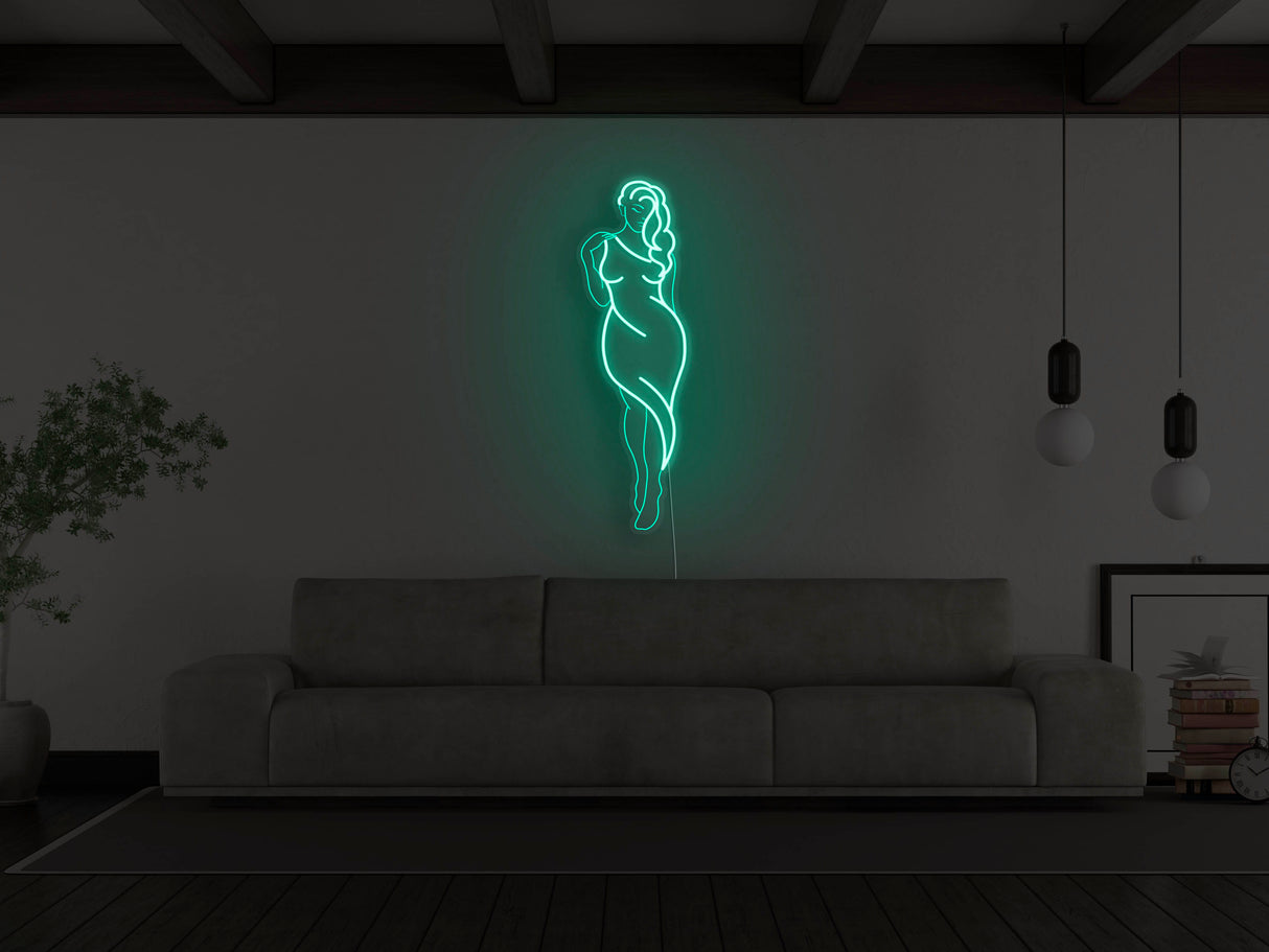 Goddess Figure LED Neon Sign