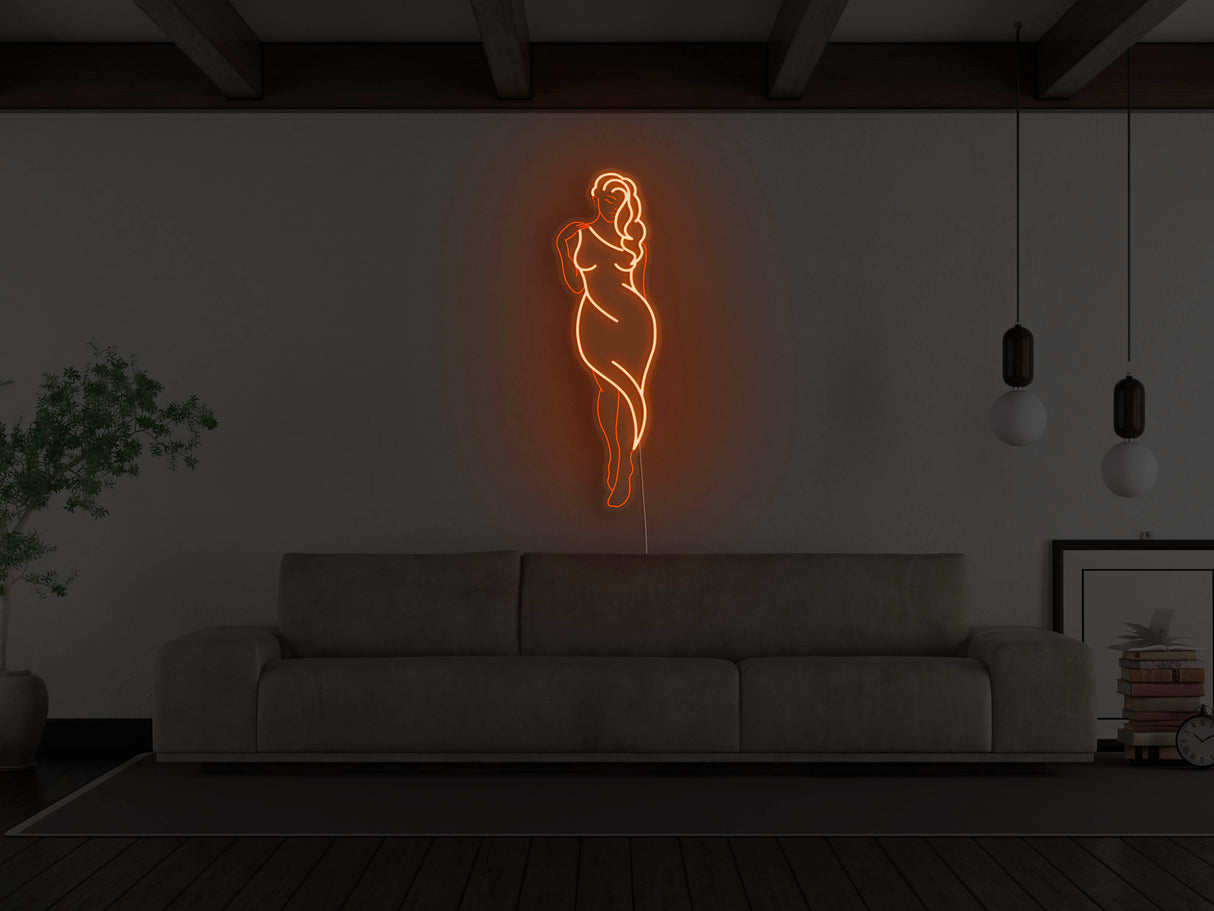 Goddess Figure LED Neon Sign