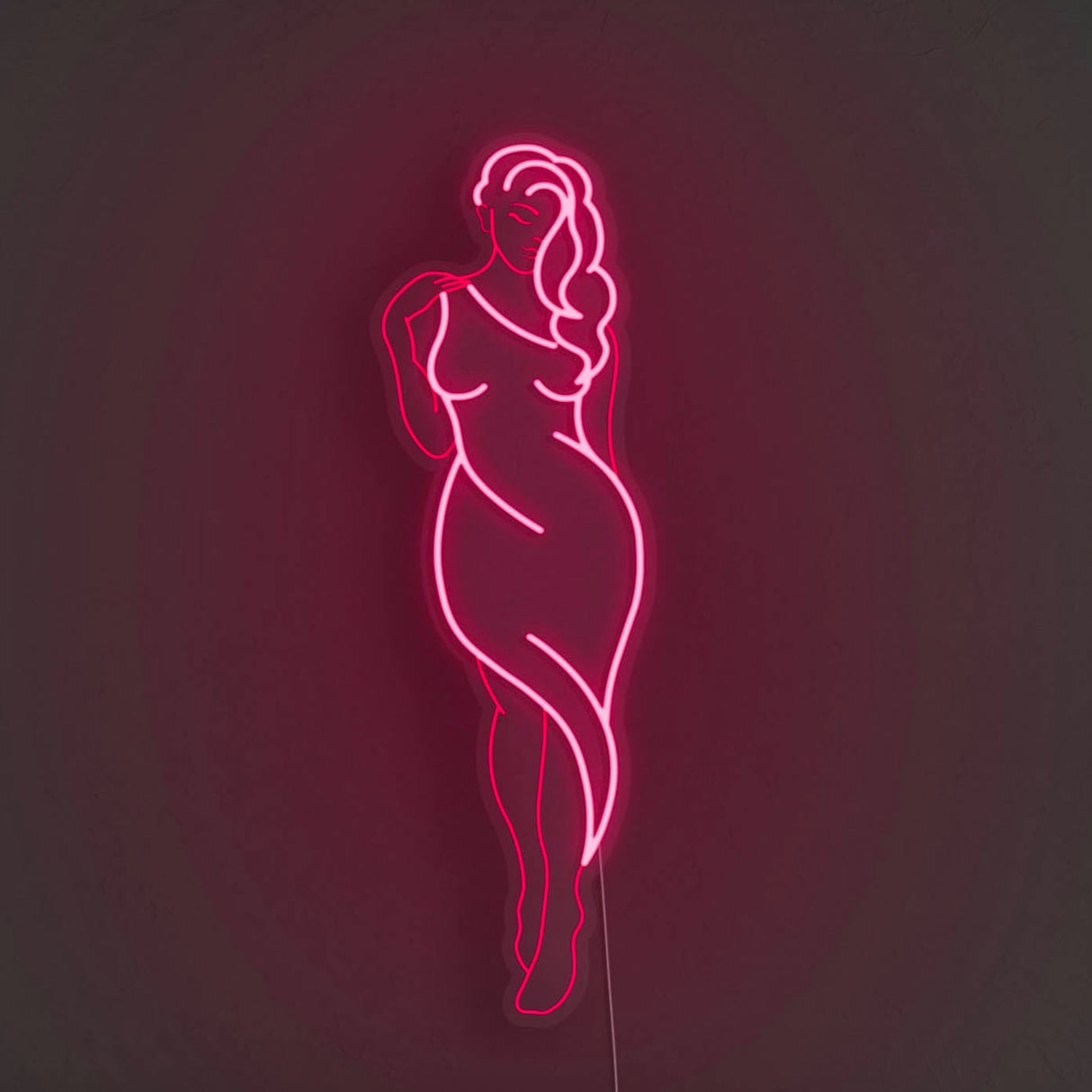 Goddess Figure LED Neon Sign