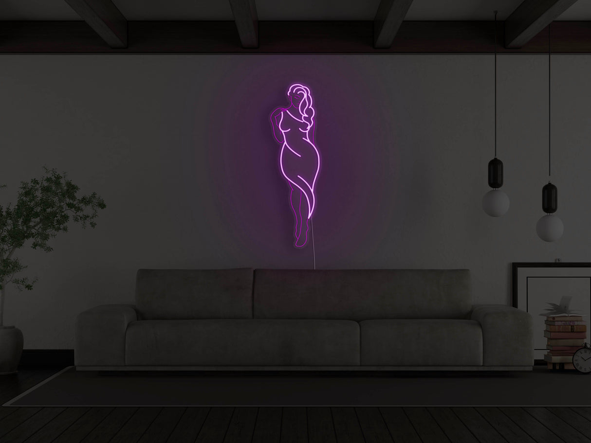 Goddess Figure LED Neon Sign