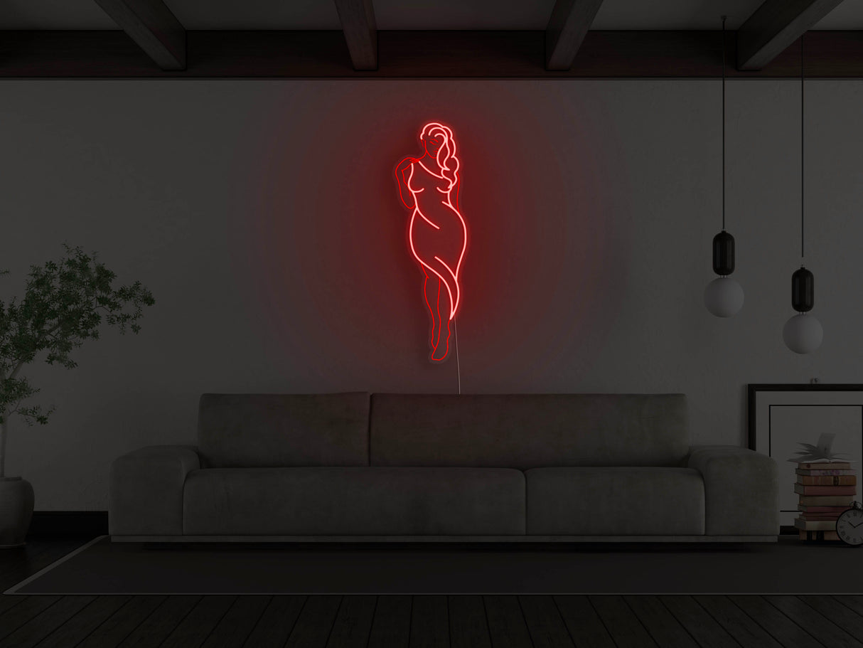 Goddess Figure LED Neon Sign