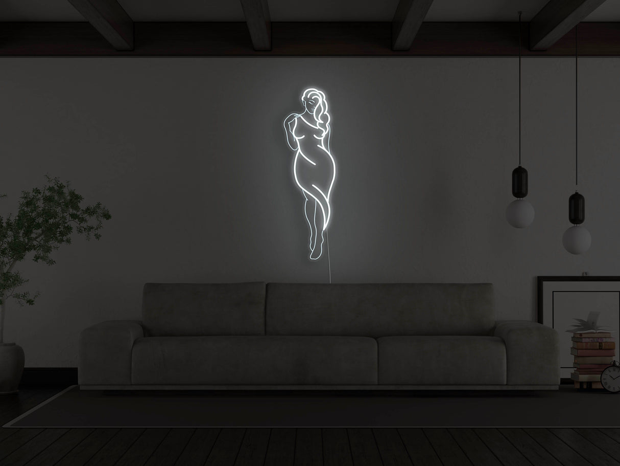 Goddess Figure LED Neon Sign