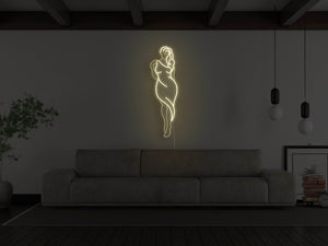 Goddess Figure LED Neon Sign