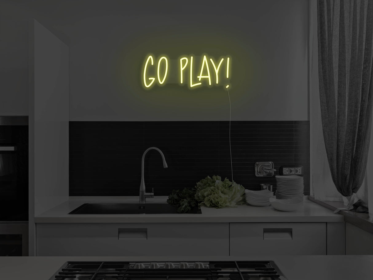 Go Play! LED Neon Sign