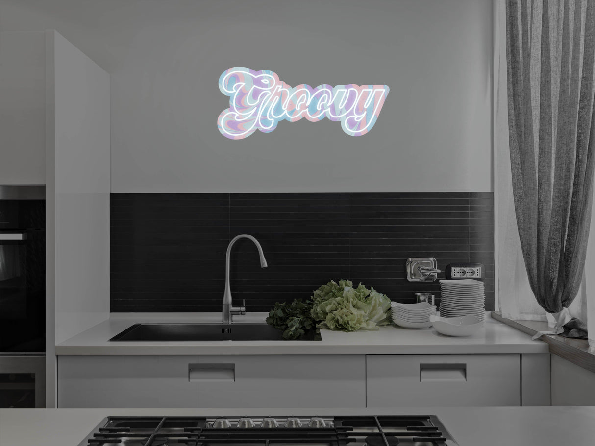 Groovy LED Neon Sign