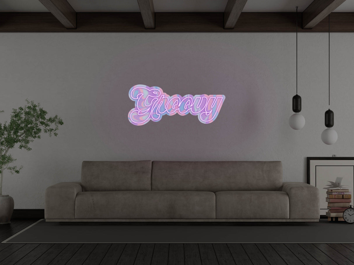 Groovy LED Neon Sign