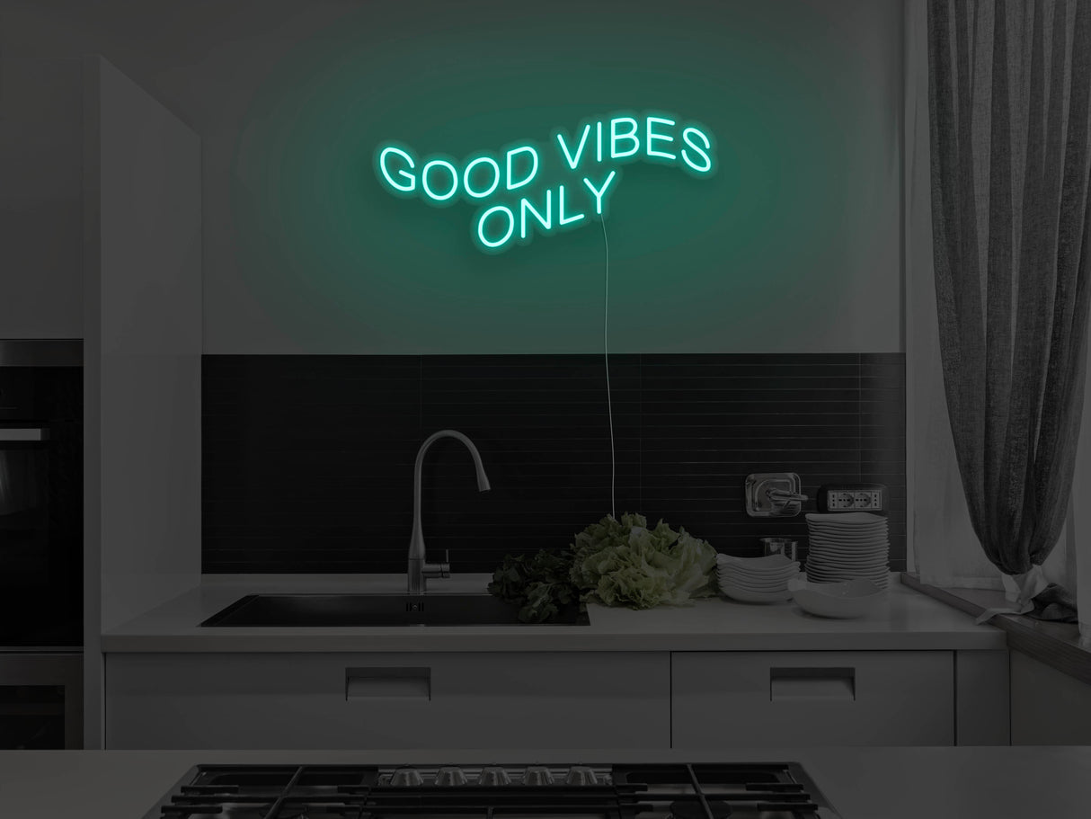 Good Vibes Only LED Neon Sign