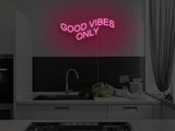 Good Vibes Only LED Neon Sign