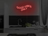 Good Vibes Only LED Neon Sign