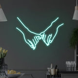 Holding Hands LED Neon Sign