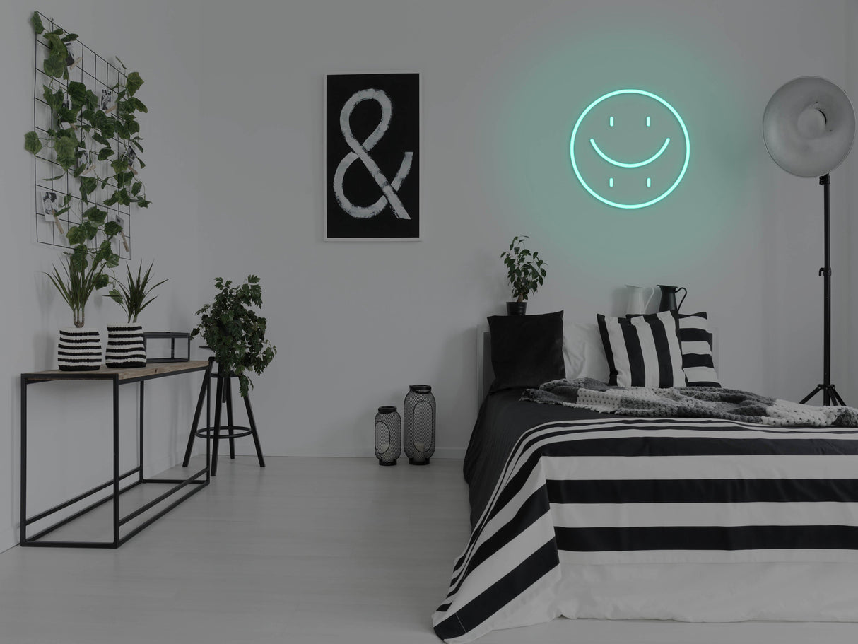 Happy Sad Face LED Neon Sign