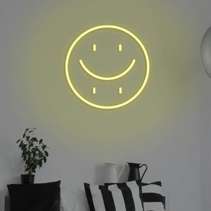 Happy Sad Face LED Neon Sign