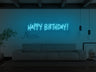 Happy Birthday LED Neon Sign