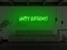 Happy Birthday LED Neon Sign