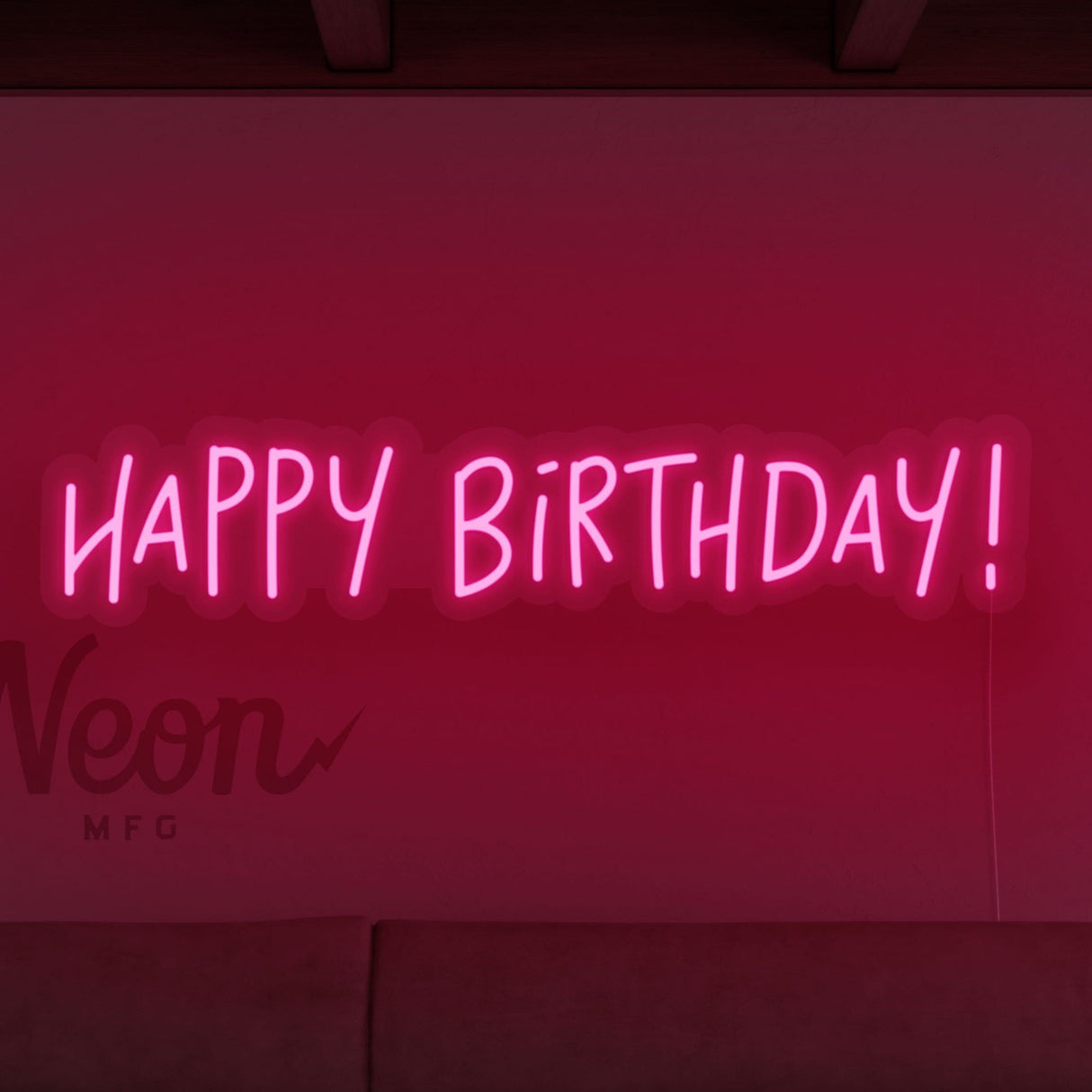 Happy Birthday LED Neon Sign