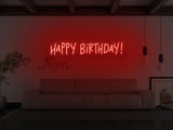 Happy Birthday LED Neon Sign