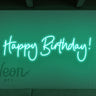 Happy Birthday Cursive LED Neon Sign