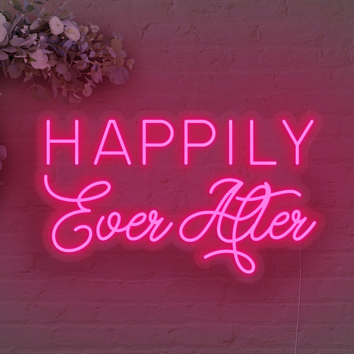 Happily Ever After LED Neon Sign