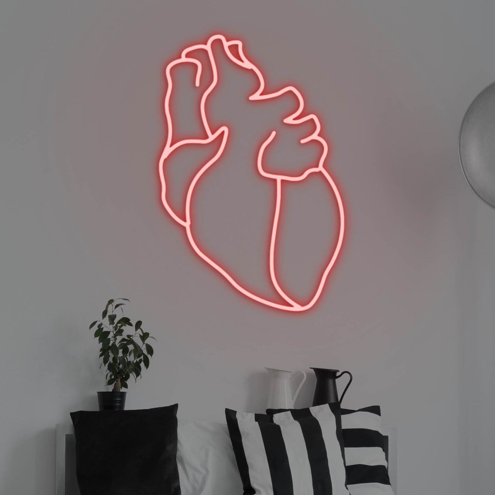 Human Heart LED Neon Sign