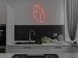 Human Heart LED Neon Sign