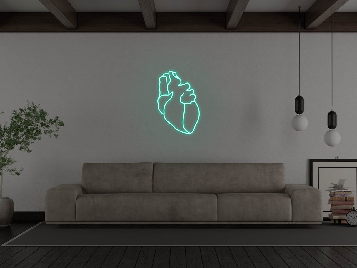 Human Heart LED Neon Sign