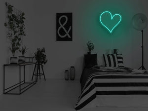 Classic Heart LED Neon Sign
