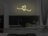 Love Me Knot LED Neon Sign