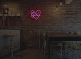 Heart Open LED Neon Sign