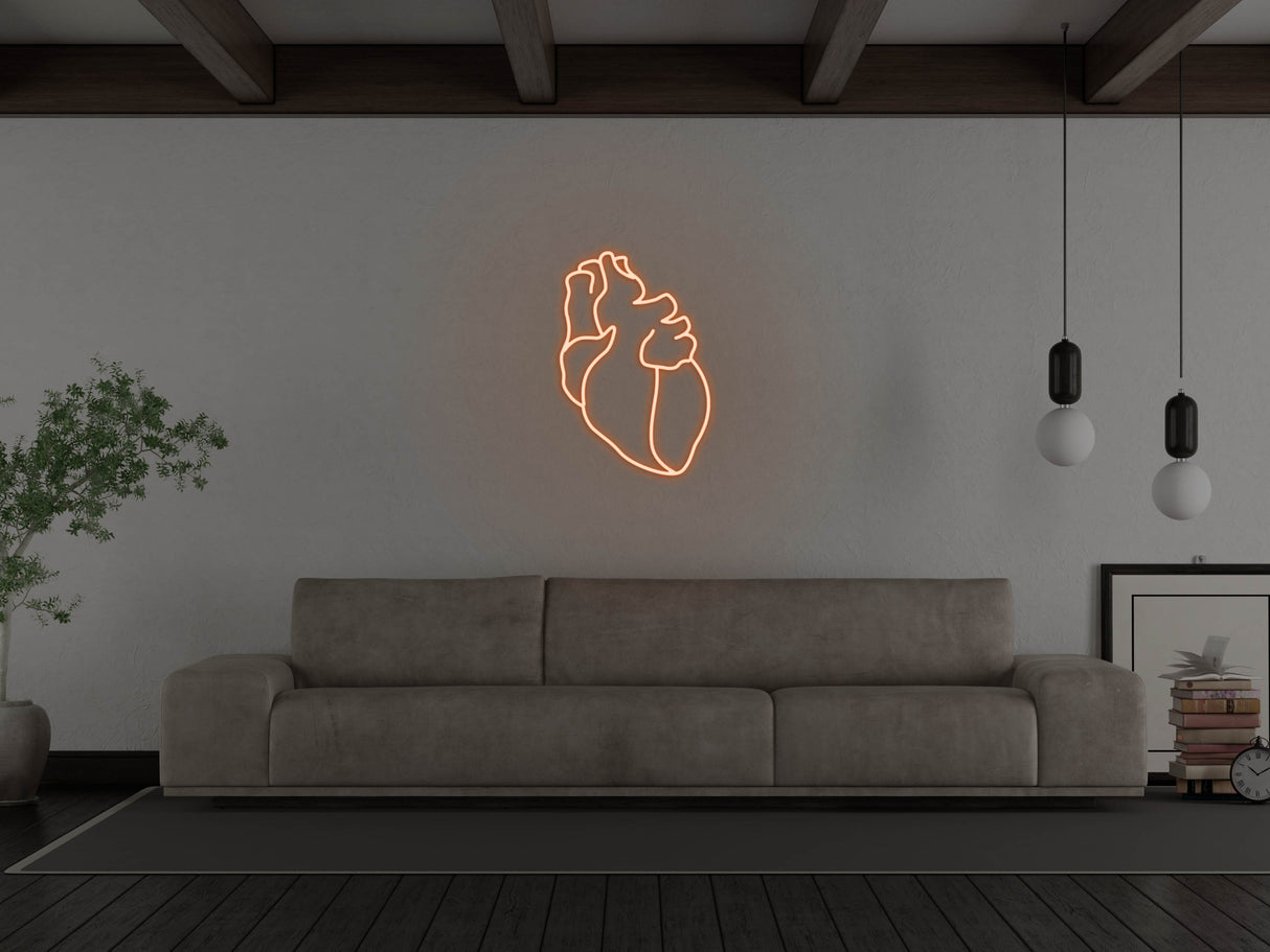 Human Heart LED Neon Sign