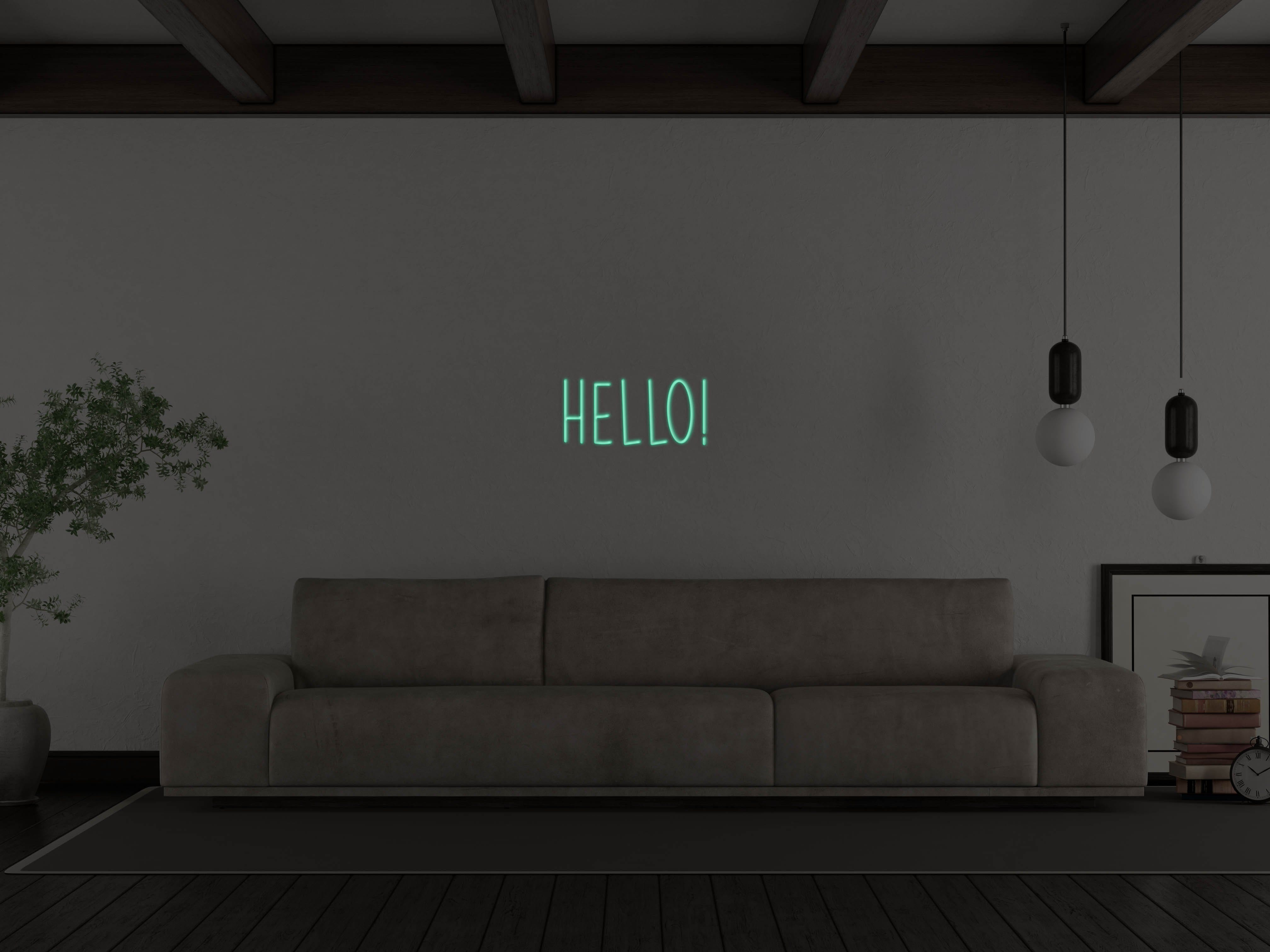 Hello LED Neon Sign - Neon Mfg.