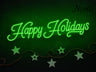 Happy Holidays LED Neon Sign