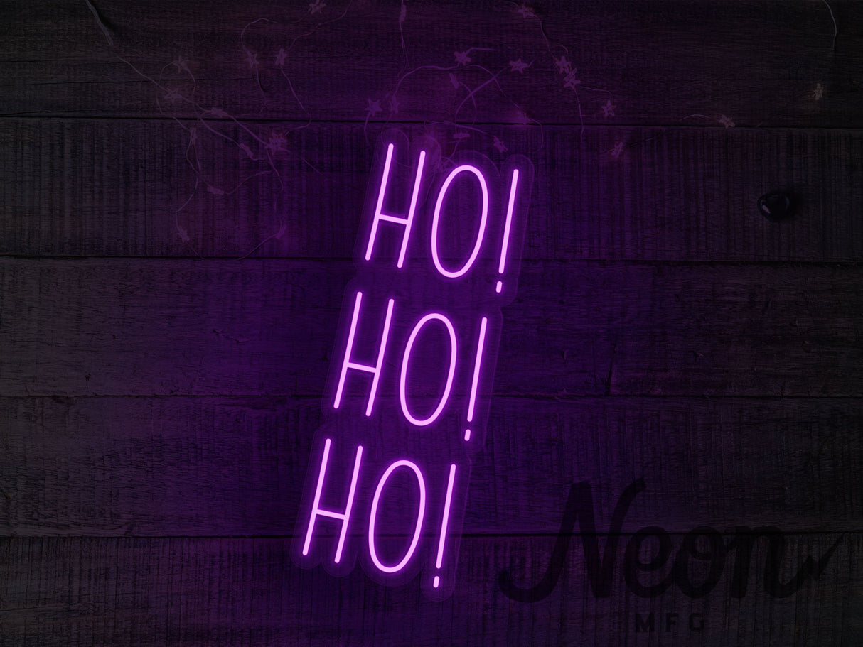 Ho Ho Ho LED Neon Sign