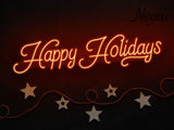 Happy Holidays LED Neon Sign