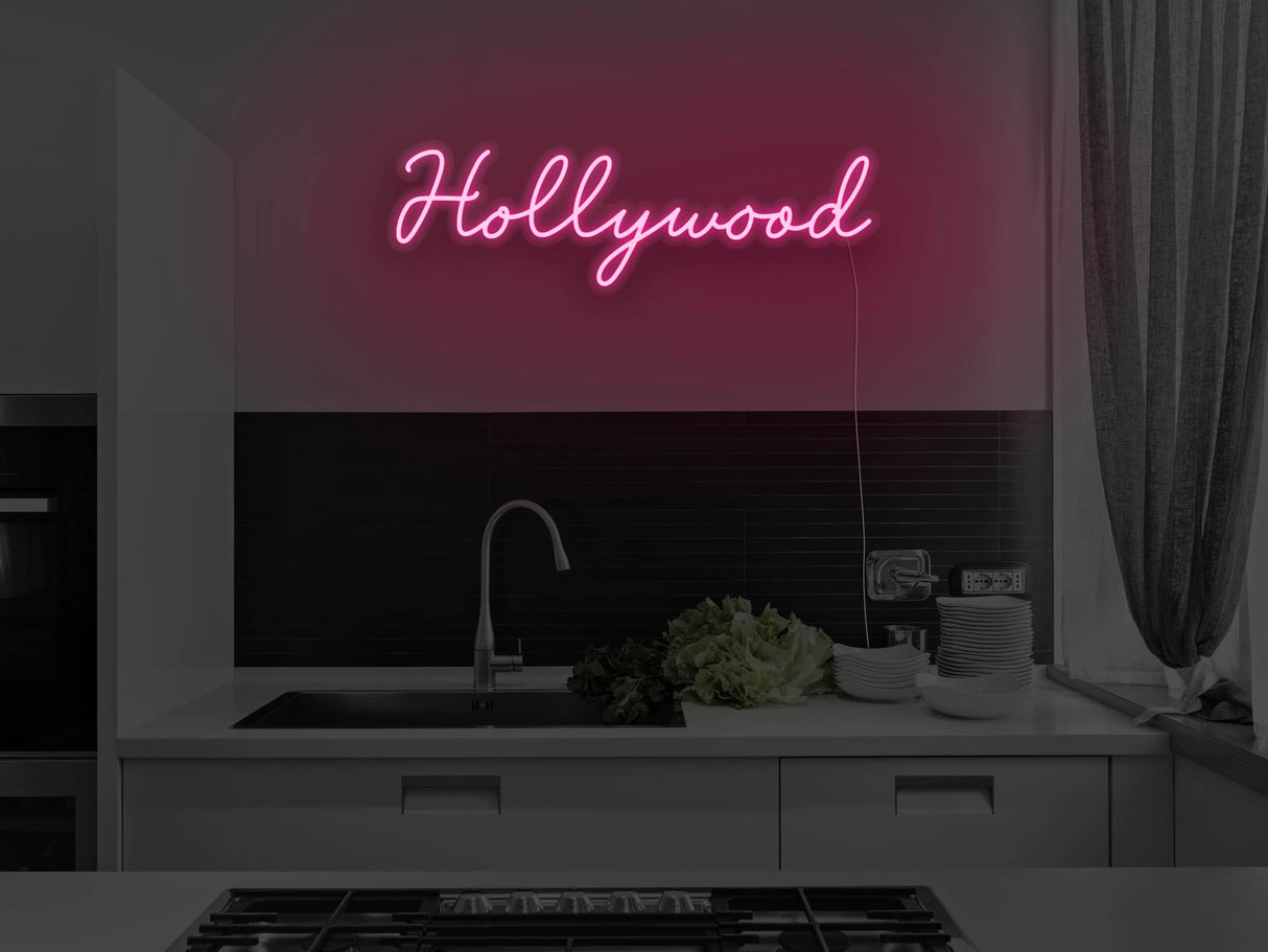 Hollywood LED Neon Sign