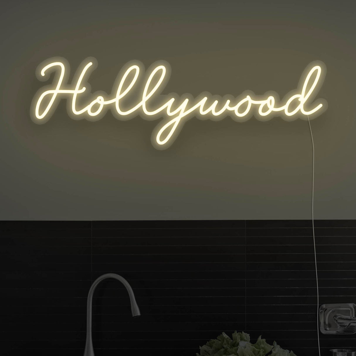 Hollywood LED Neon Sign