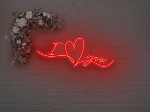 I Heart You LED Neon Sign
