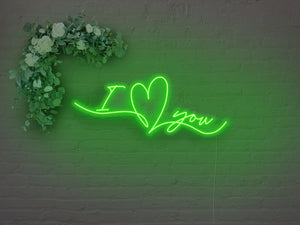 I Heart You LED Neon Sign